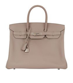 Birkin 35 In Epsom Gris Asphalt, (2018)B/P/C/DB/RC, 3*